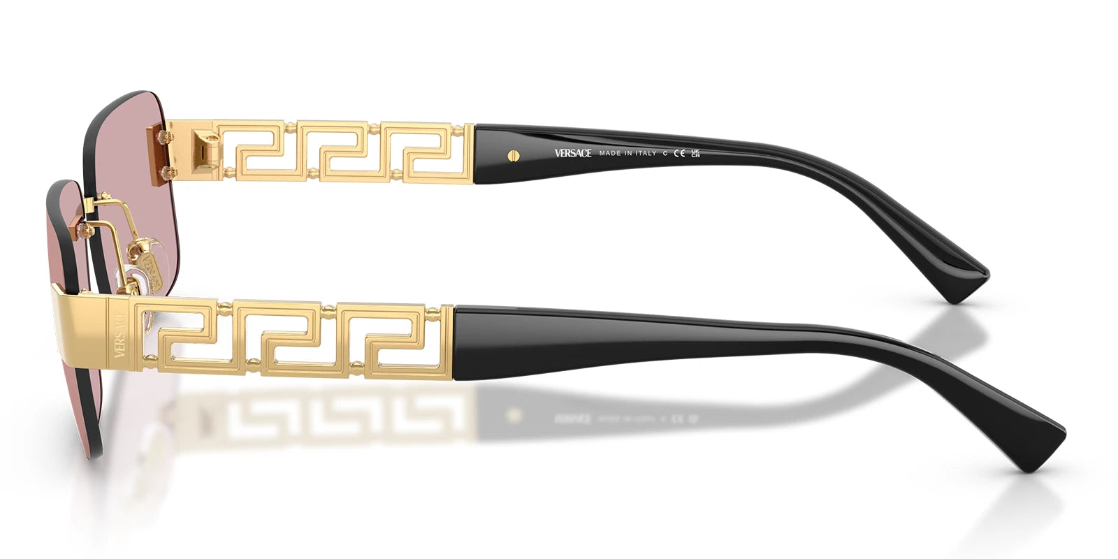 Versace VE2298-Gold With Pink Lenses
