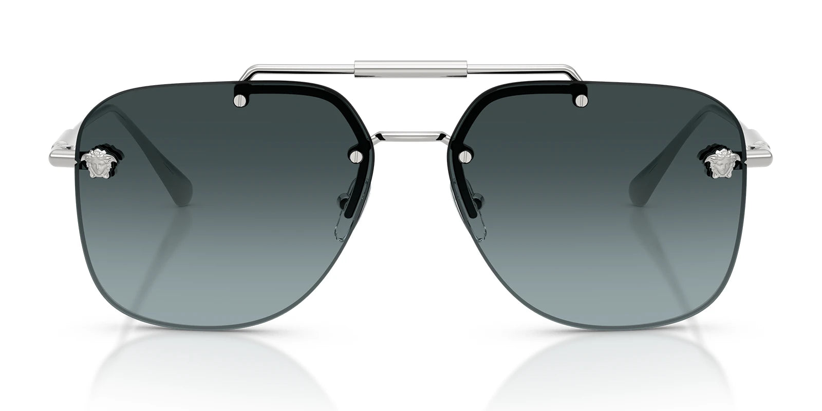Versace VE2296-Silver / Blue Gradient Grey