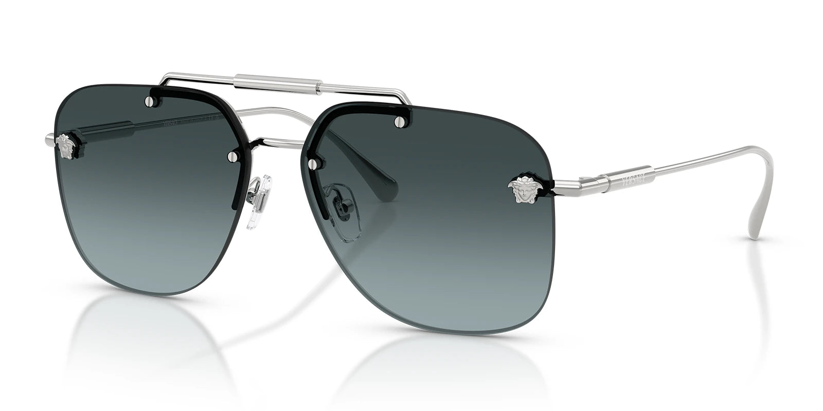 Versace VE2296-Silver / Blue Gradient Grey